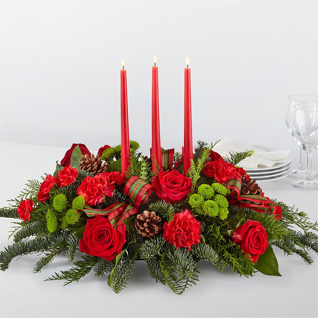 By the Candlelight Centerpiece – Nicholasville Florist, Nicholasville KY