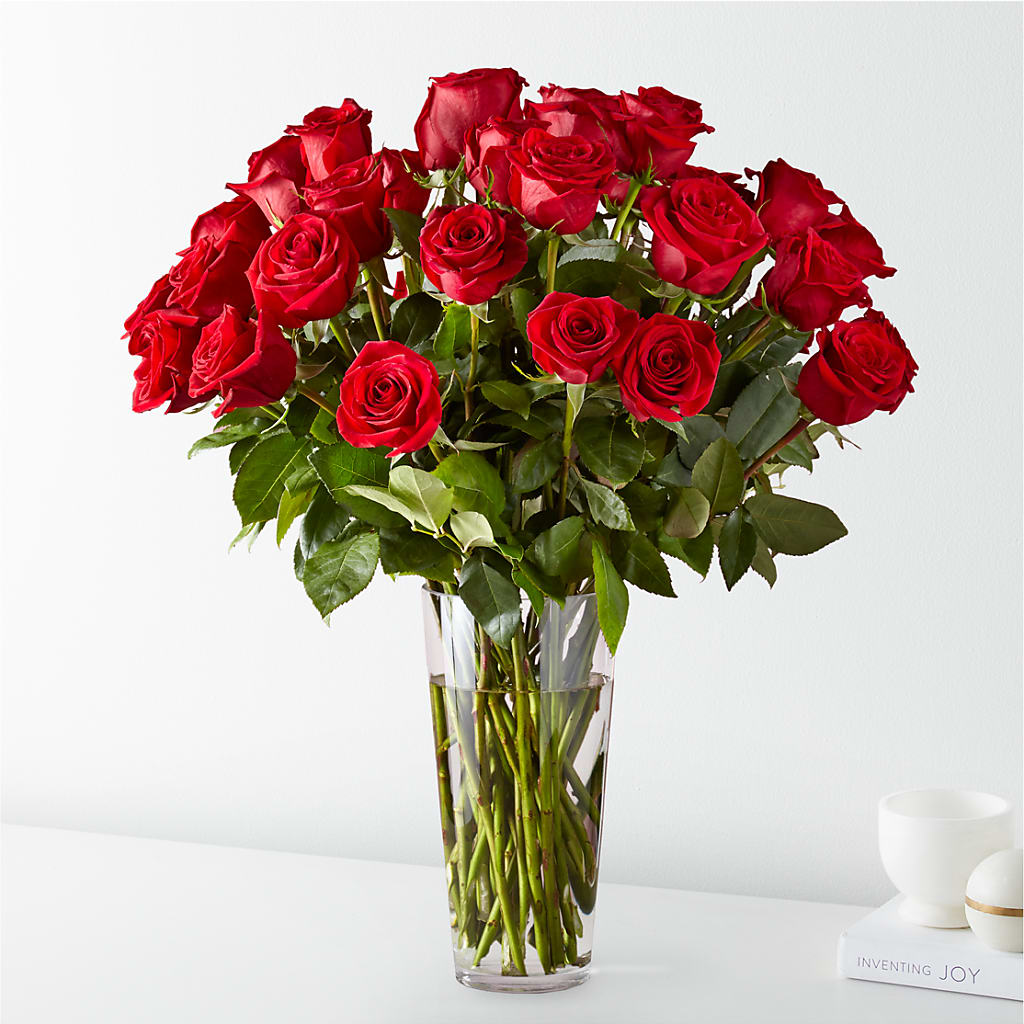 Long Stem Red Rose Bouquet – Nicholasville Florist, Nicholasville KY