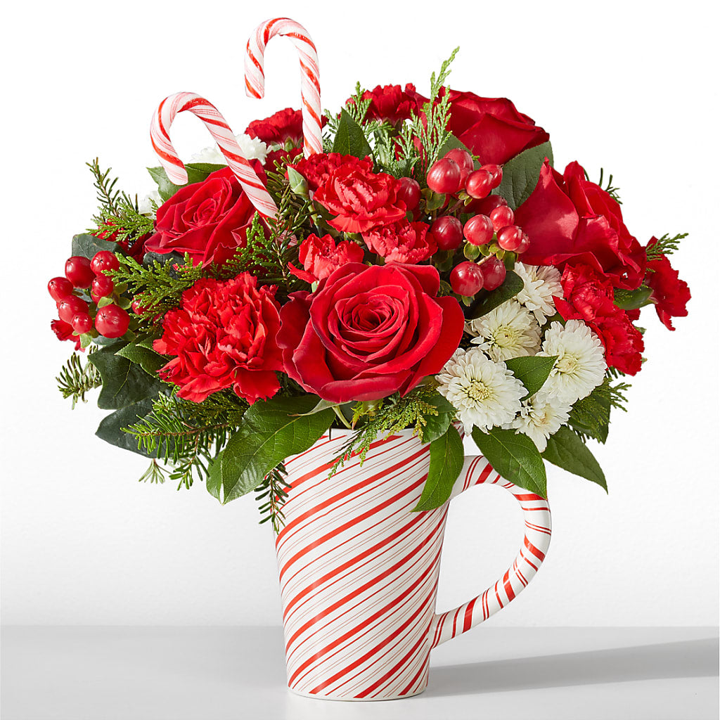 Peppermint Swirl Mug – Nicholasville Florist, Nicholasville KY