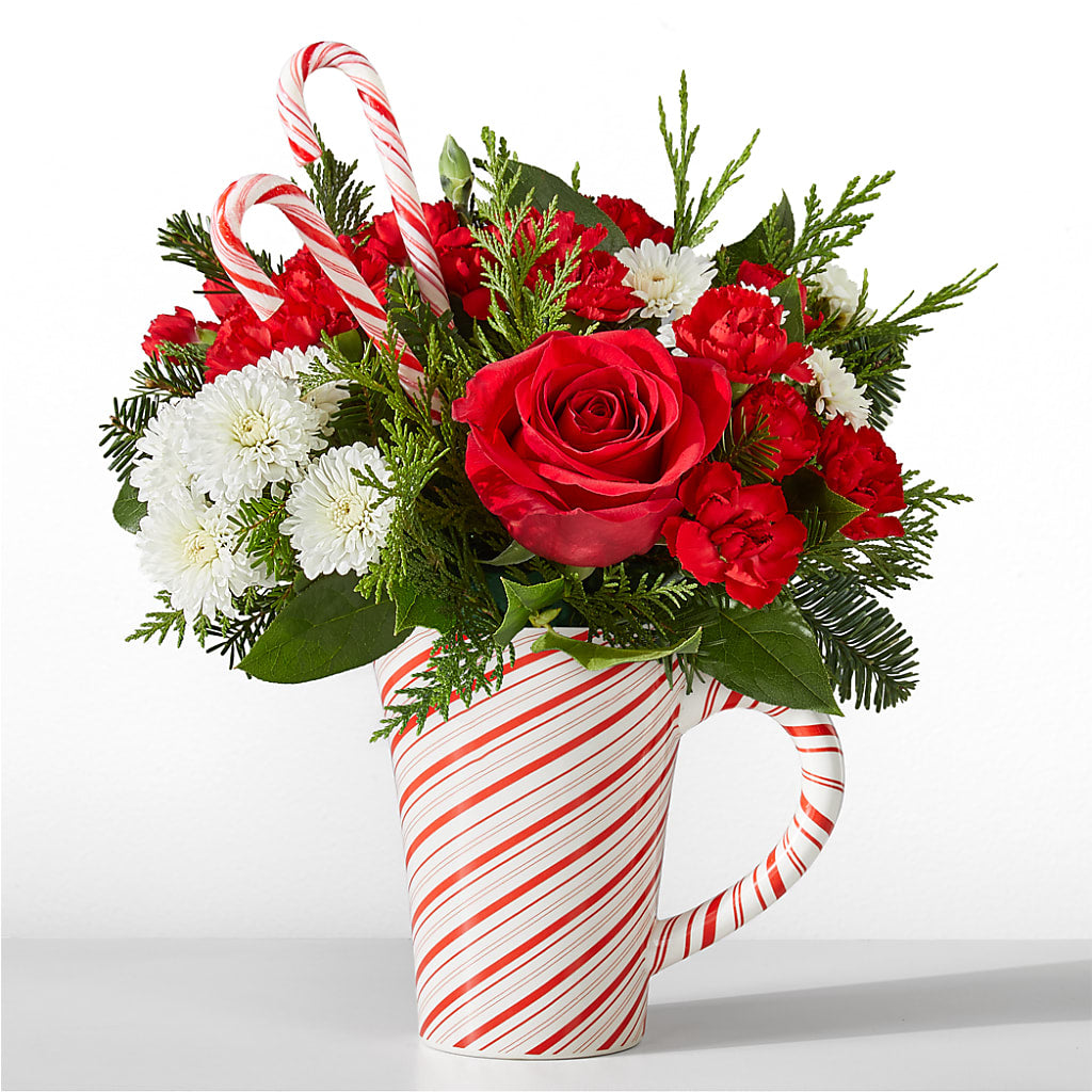 Peppermint Swirl Mug – Nicholasville Florist, Nicholasville KY