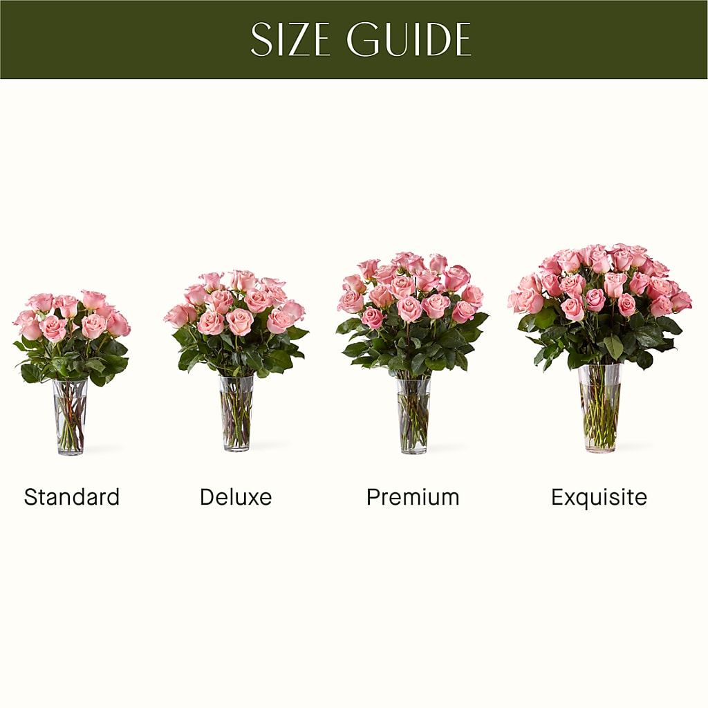 Long Stem Pink Rose Bouquet – Nicholasville Florist, Nicholasville KY
