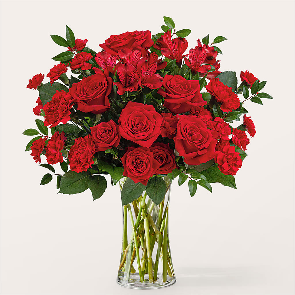 Brilliant Ruby Bouquet – Nicholasville Florist, Nicholasville KY