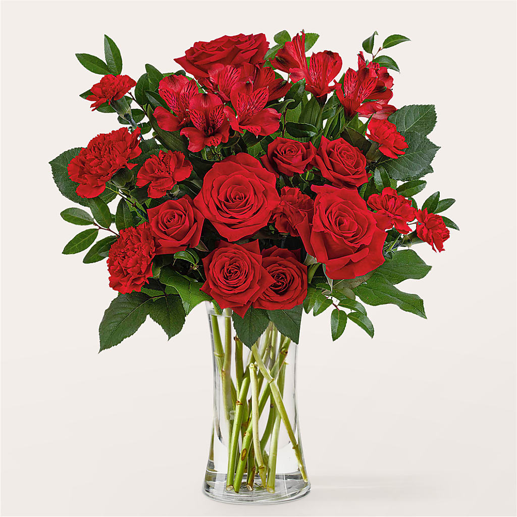 Brilliant Ruby Bouquet – Nicholasville Florist, Nicholasville KY