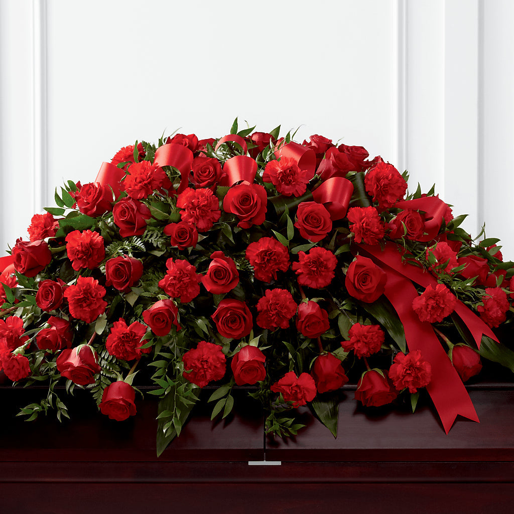 Tribute of Life Casket Spray – Nicholasville Florist, Nicholasville KY