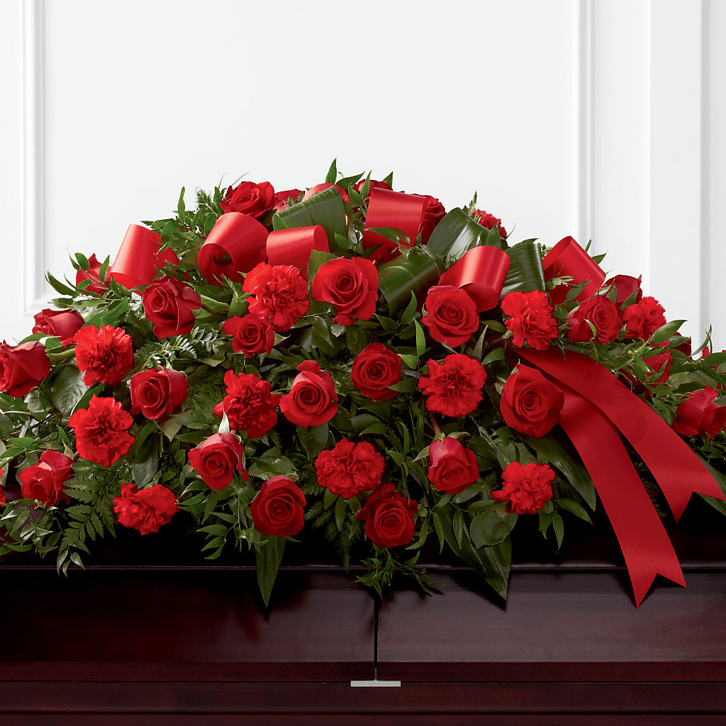 Tribute of Life Casket Spray – Nicholasville Florist, Nicholasville KY