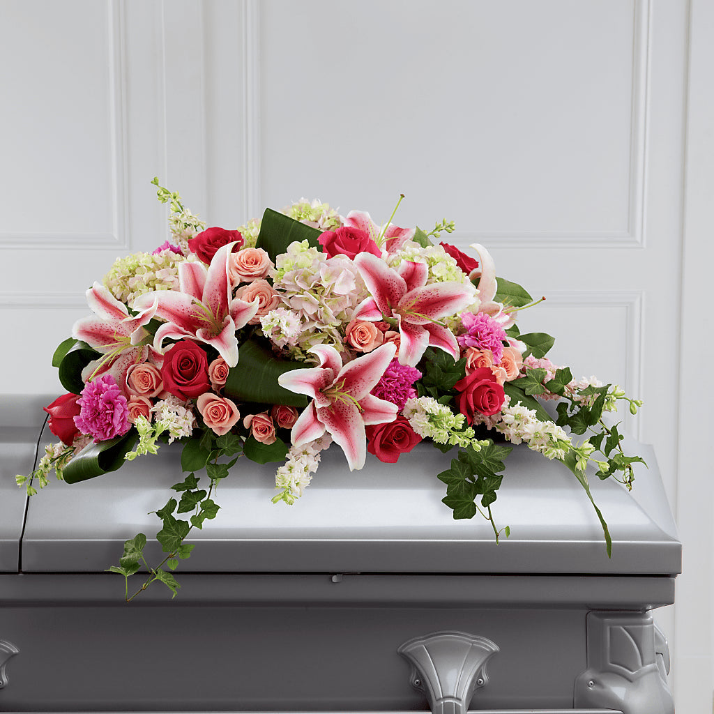 Splendid Grace Casket Spray – Nicholasville Florist, Nicholasville KY