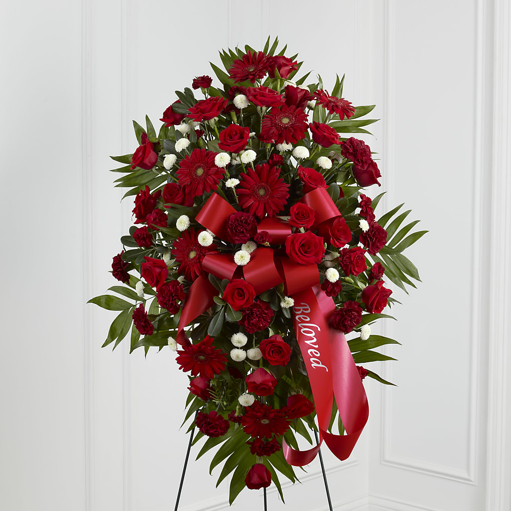 Treasured Memories Standing Spray – Nicholasville Florist, Nicholasville KY