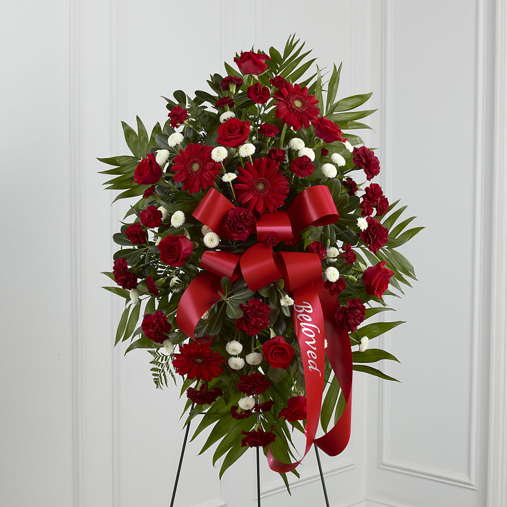 Treasured Memories Standing Spray – Nicholasville Florist, Nicholasville KY