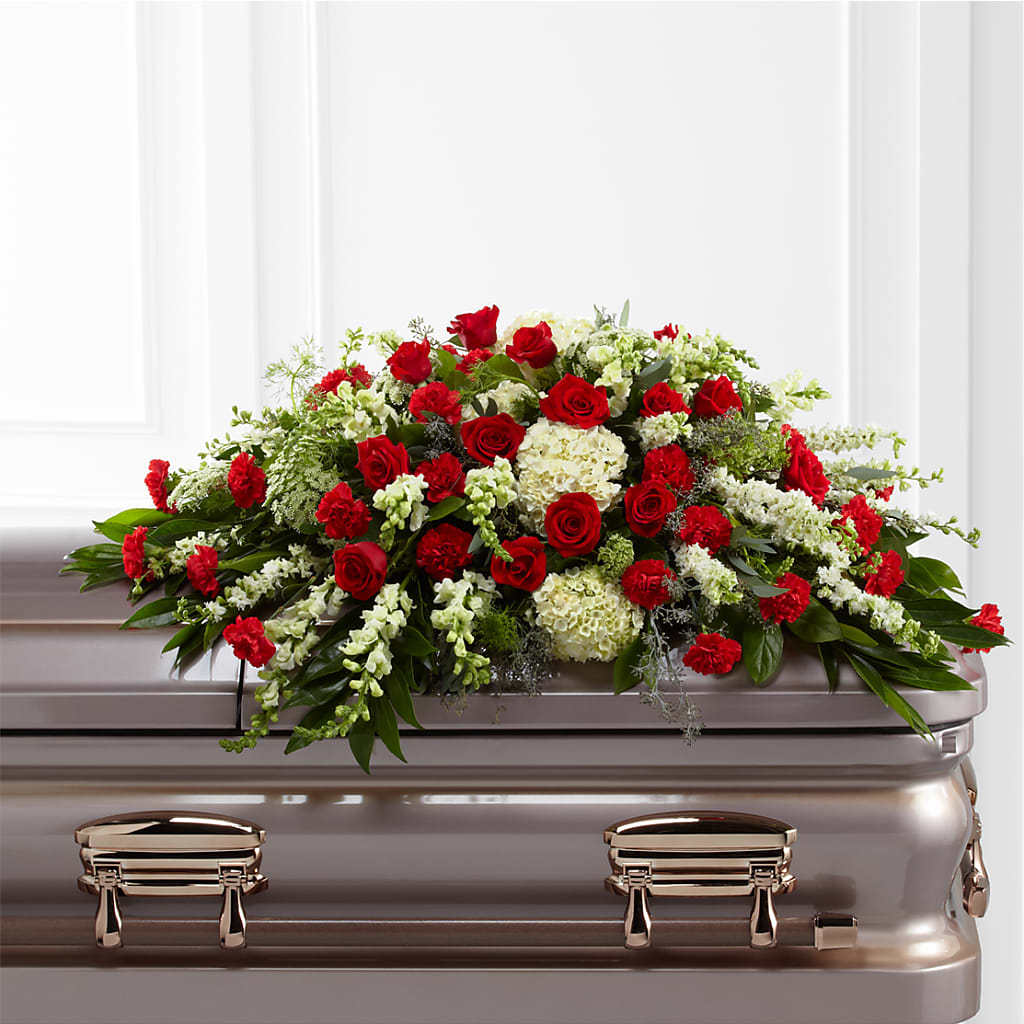 Sincerity Casket Spray – Nicholasville Florist, Nicholasville KY