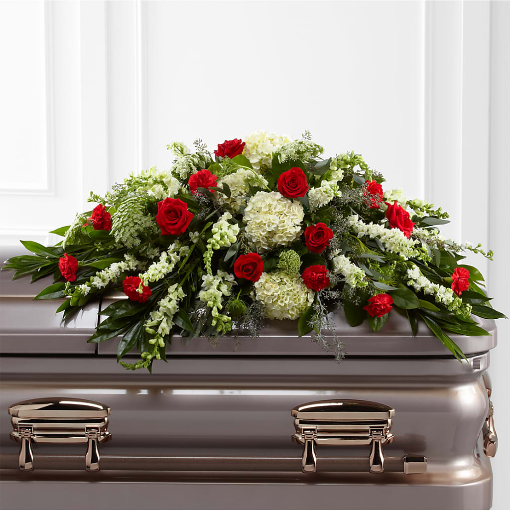 Sincerity Casket Spray – Nicholasville Florist, Nicholasville KY