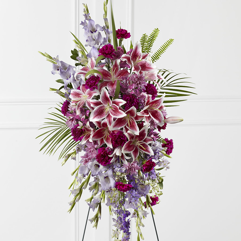 Tender Touch Standing Spray – Nicholasville Florist, Nicholasville KY