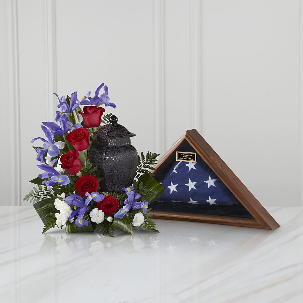 Patriotic Tribute Arrangement – Nicholasville Florist, Nicholasville KY
