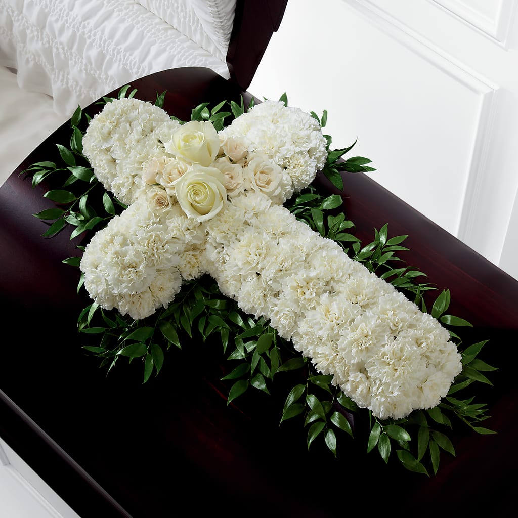 Peaceful Memories Casket Spray (Standard) – Nicholasville Florist, Nicholasville KY