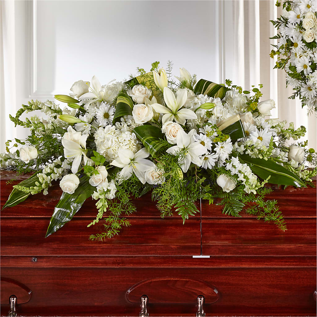 Abundance Casket Spray – Nicholasville Florist, Nicholasville KY