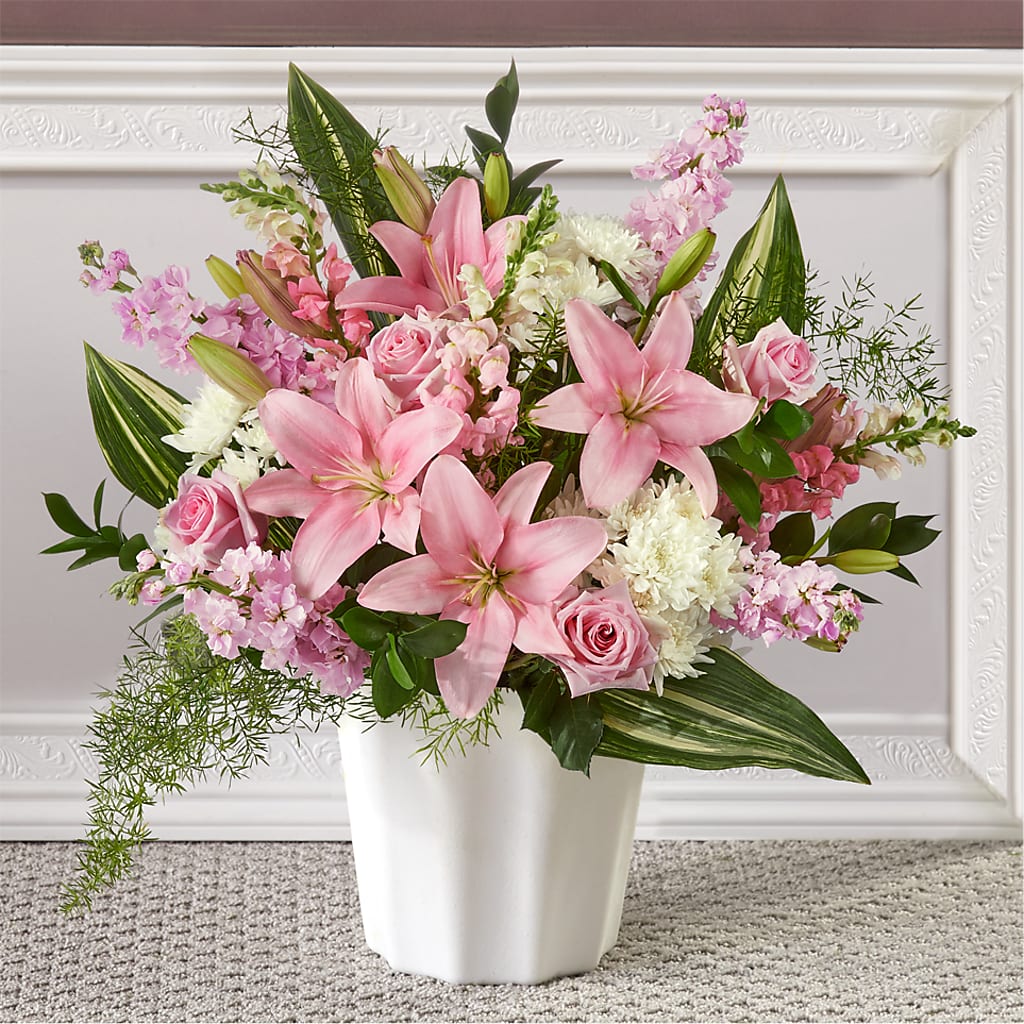 Simply Serene Floor Basket – Nicholasville Florist, Nicholasville KY