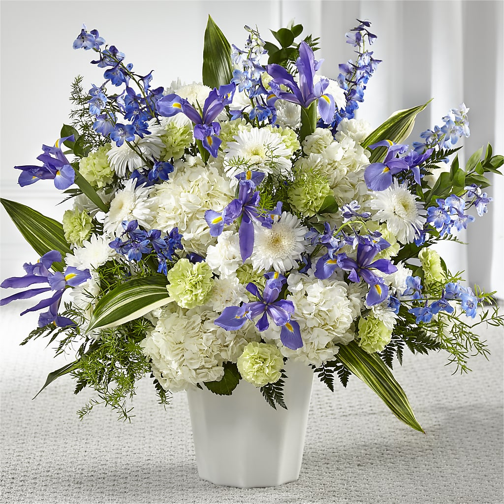 Soft Serenity Floor Basket – Nicholasville Florist, Nicholasville KY