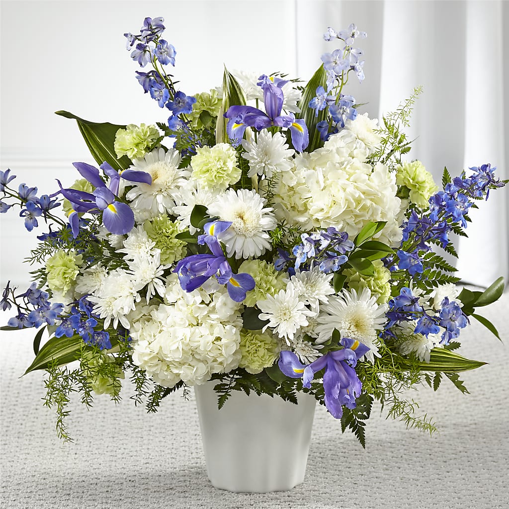 Soft Serenity Floor Basket – Nicholasville Florist, Nicholasville KY