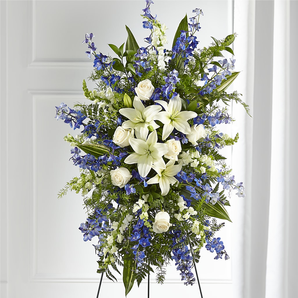 Faithful Friend Standing Spray – Nicholasville Florist, Nicholasville KY