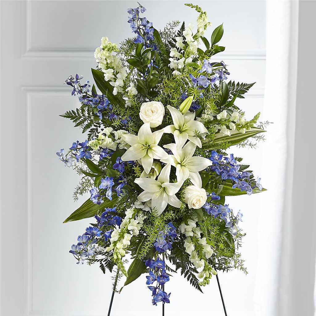 Faithful Friend Standing Spray – Nicholasville Florist, Nicholasville KY