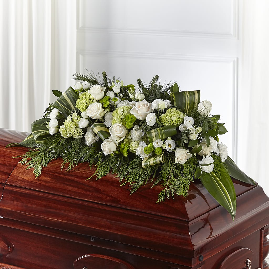 Hopeful Gesture Casket Spray – Nicholasville Florist, Nicholasville KY
