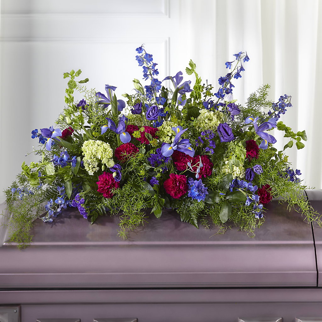 Always Treasured Casket Spray – Nicholasville Florist, Nicholasville KY