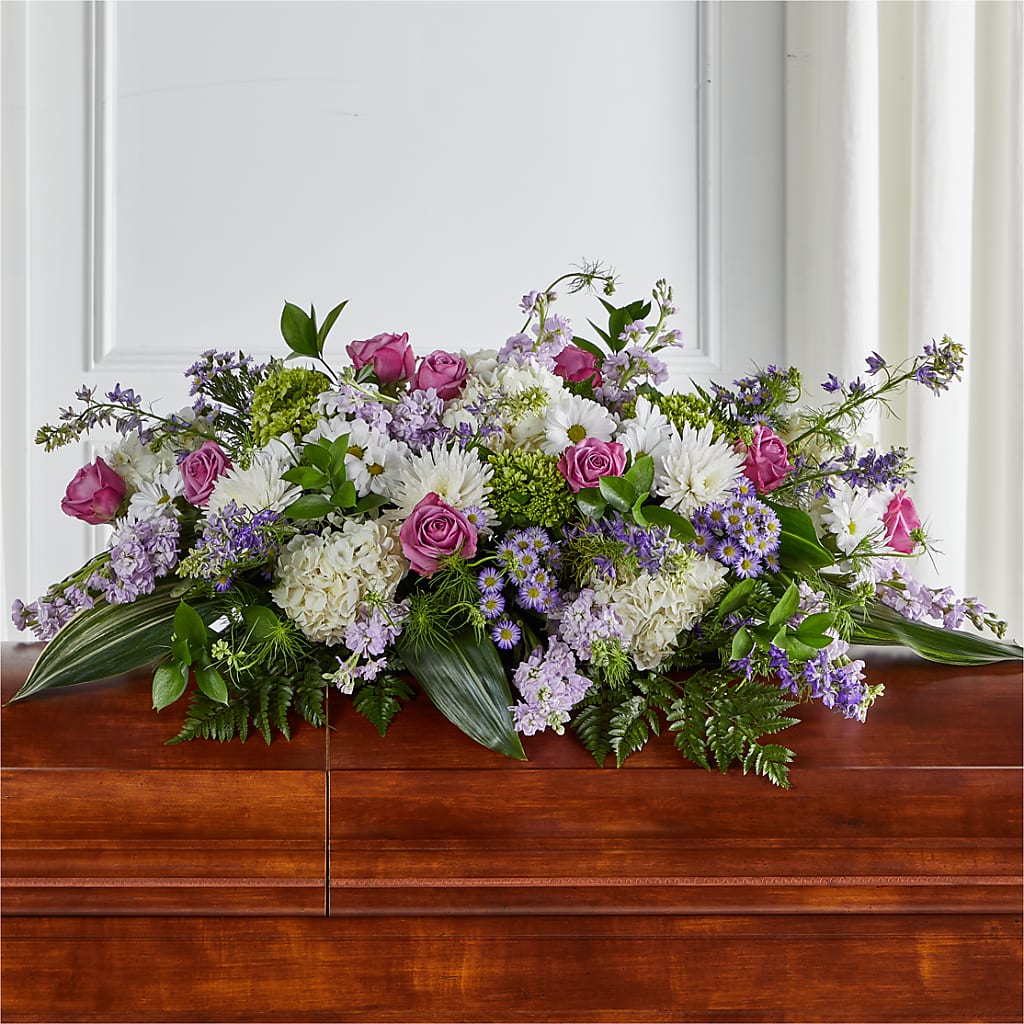 Meadows of Serenity Casket Spray – Nicholasville Florist, Nicholasville KY