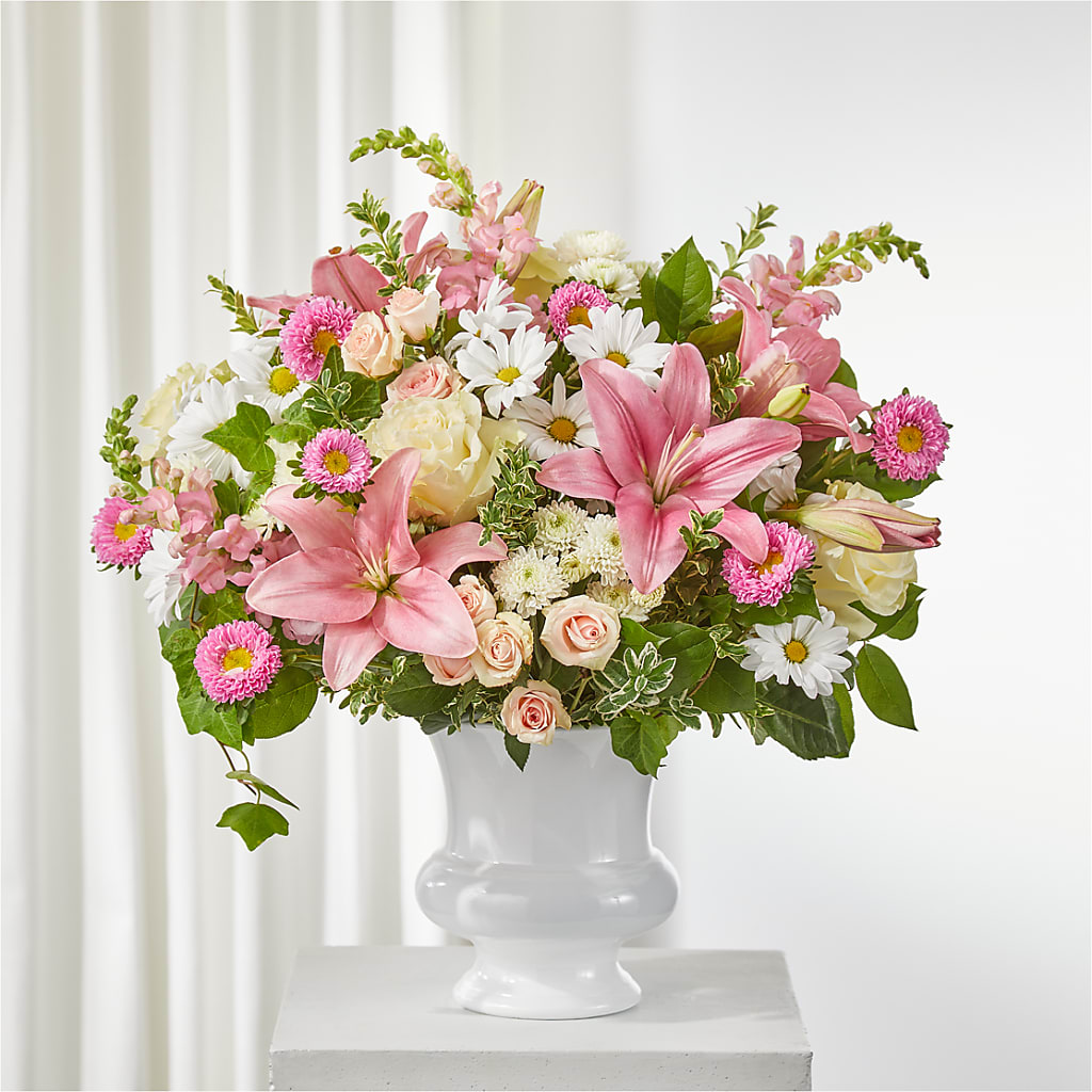 Empathetic Blooms Urn Arrangement – Nicholasville Florist, Nicholasville KY