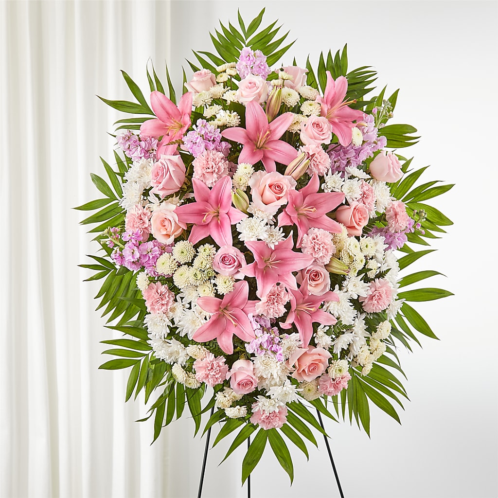 Offering Solace Standing Spray – Nicholasville Florist, Nicholasville KY