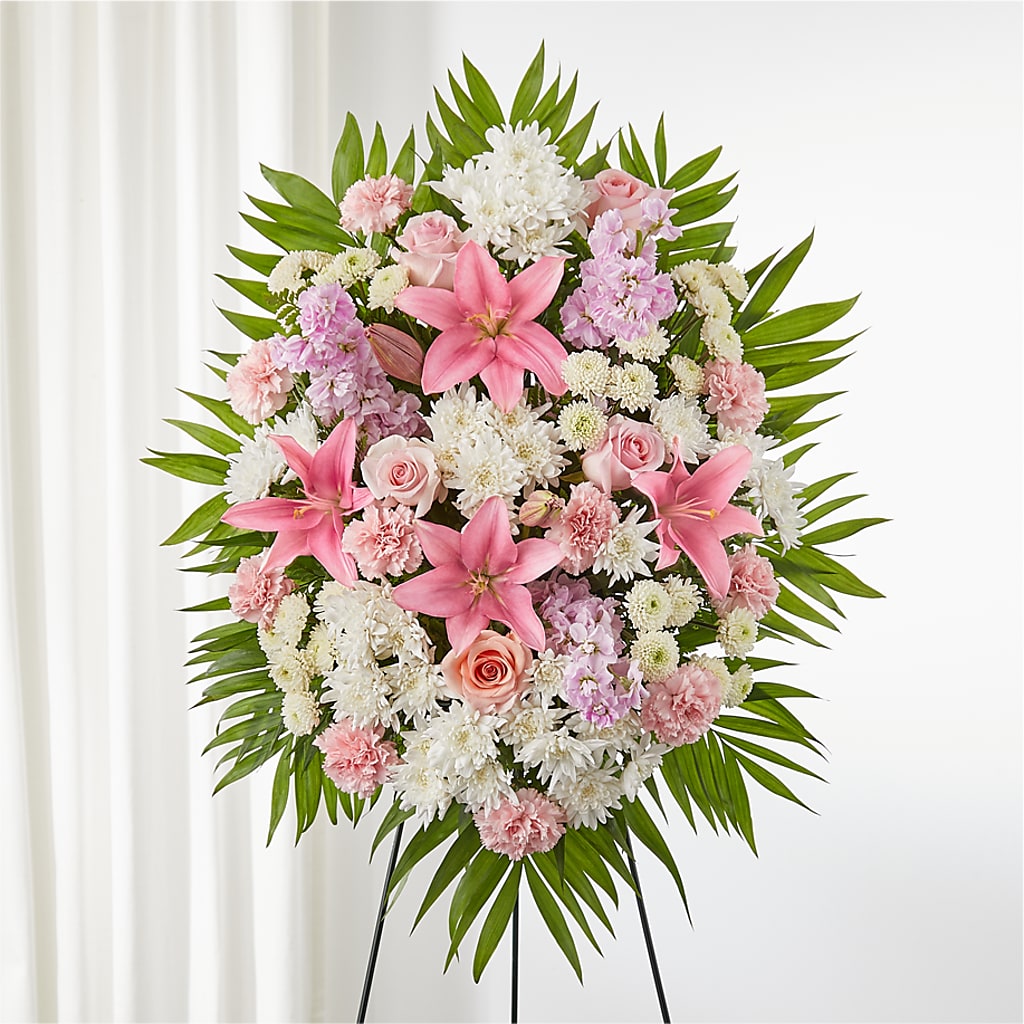 Offering Solace Standing Spray – Nicholasville Florist, Nicholasville KY