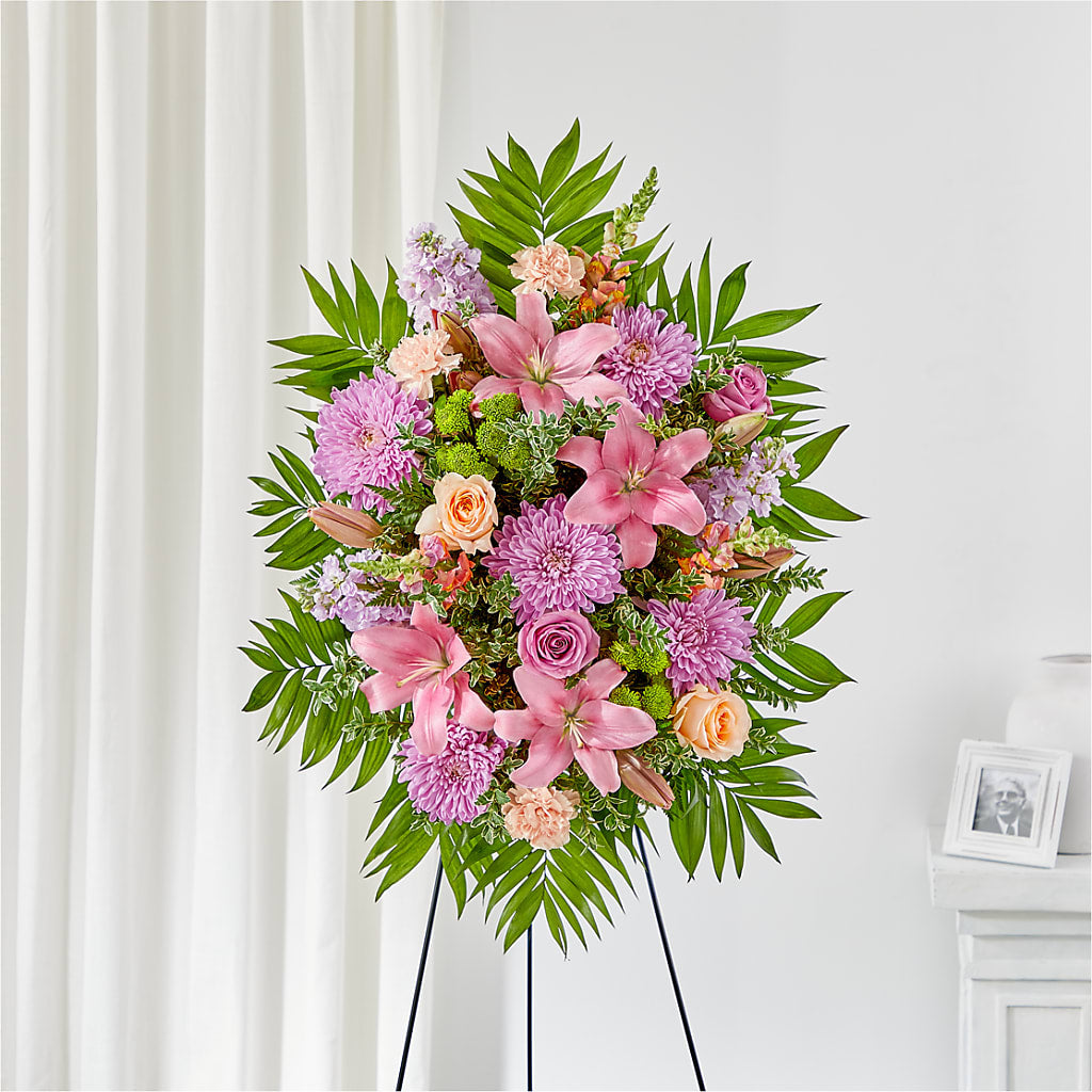 Love & Light Standing Spray – Nicholasville Florist, Nicholasville KY