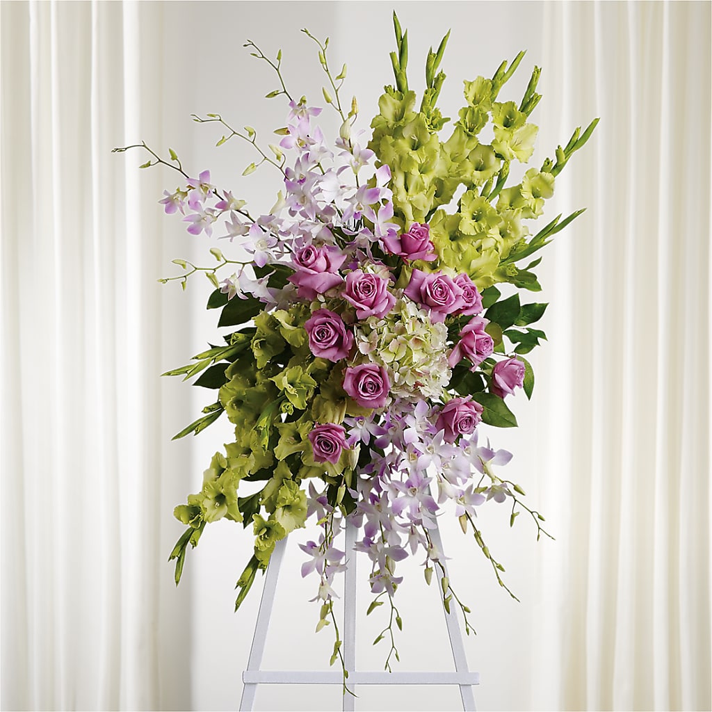 Lasting Legacy Standing Spray – Nicholasville Florist, Nicholasville KY