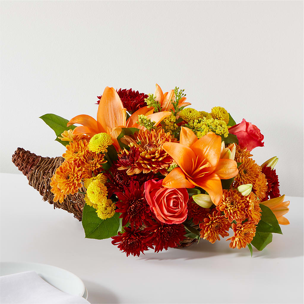 Bouquet of Blessings Cornucopia – Nicholasville Florist, Nicholasville KY