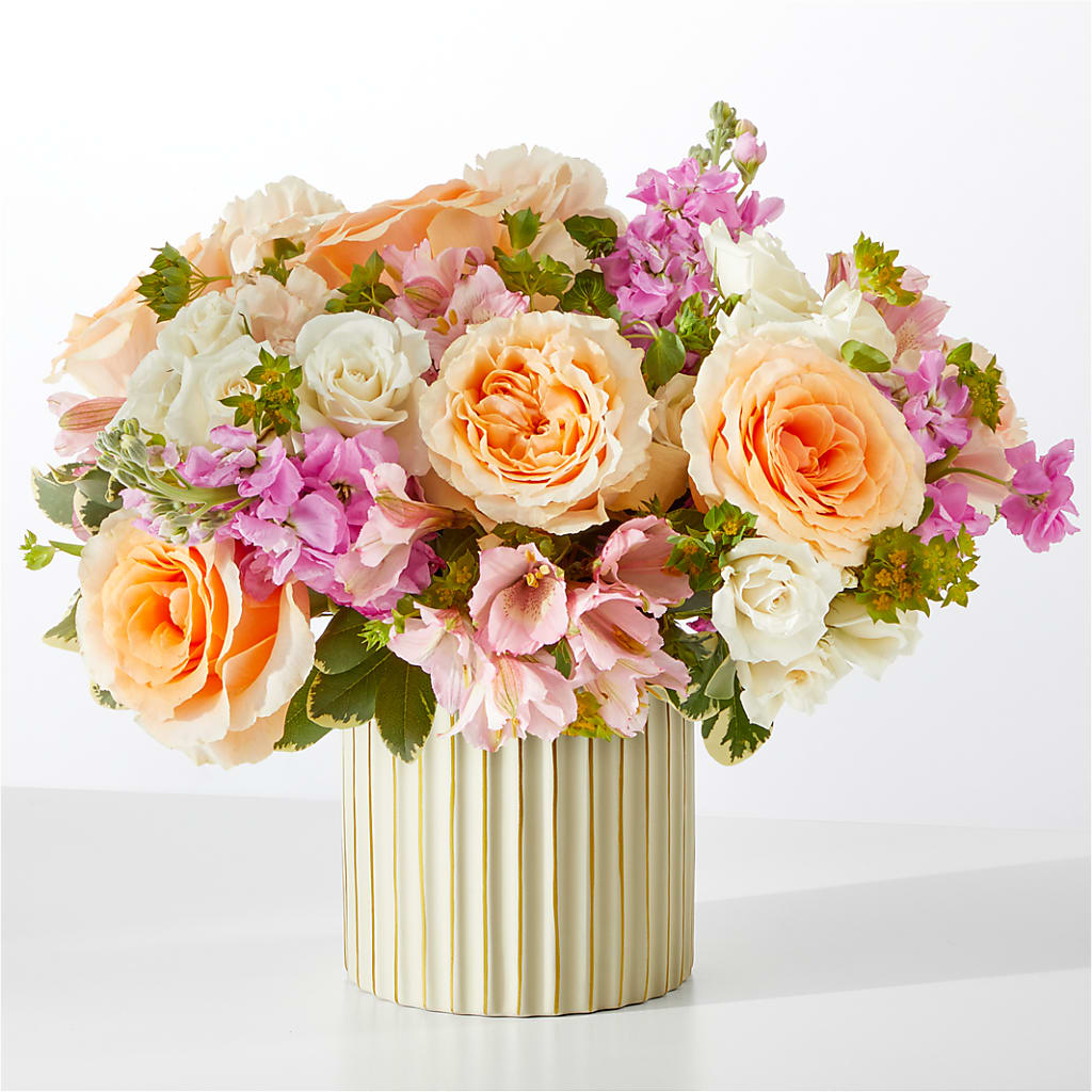 Paradise Bouquet with Ivory Vase – Nicholasville Florist, Nicholasville KY