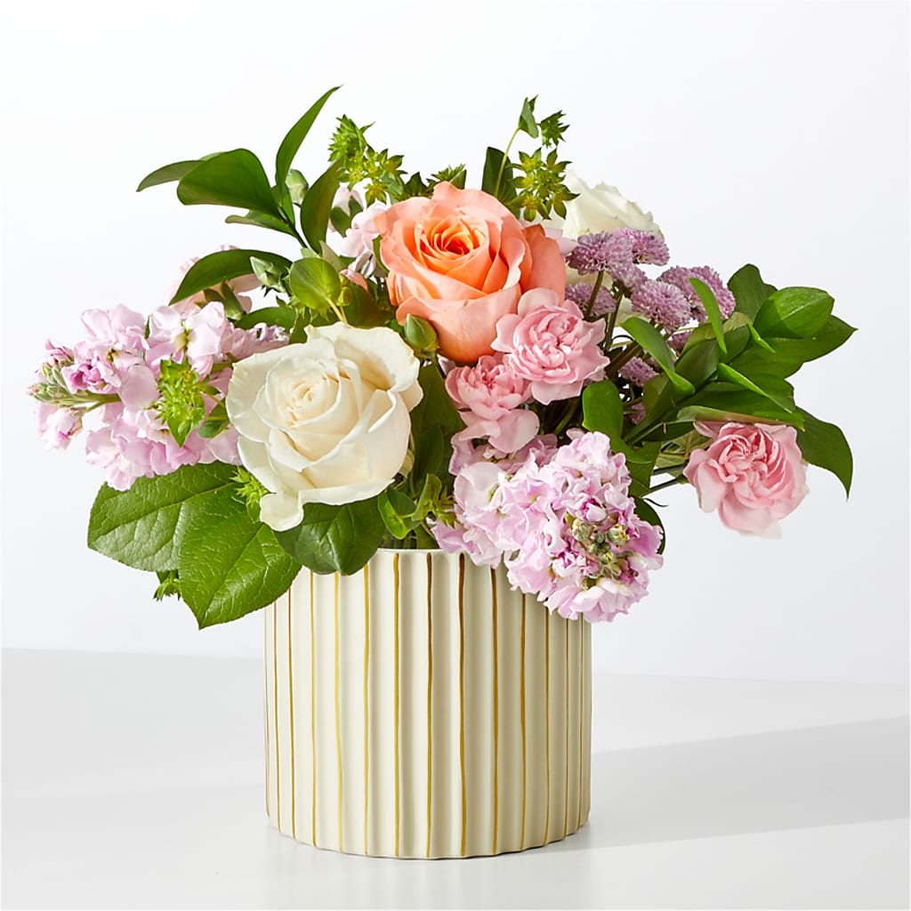 French Market Bouquet with Ivory Vase – Nicholasville Florist, Nicholasville KY