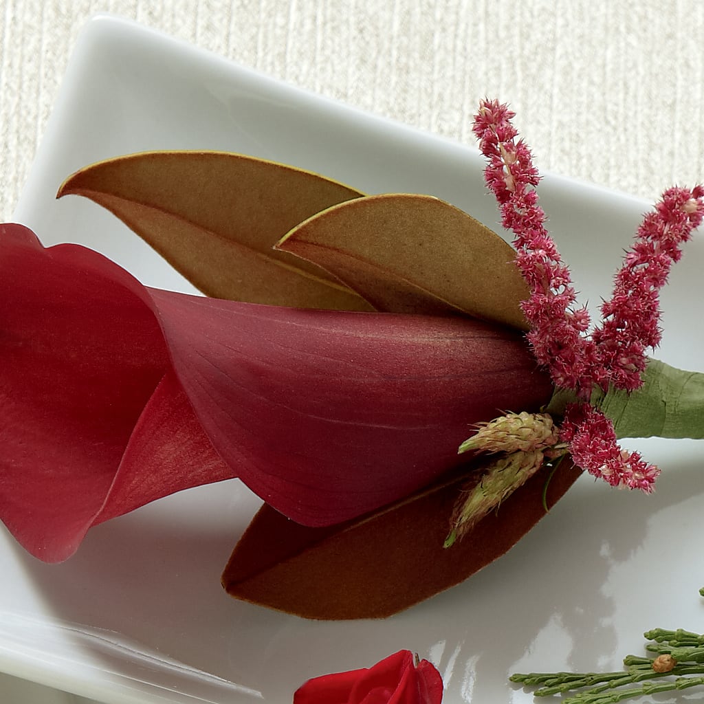 Red Calla Boutonniere – Nicholasville Florist, Nicholasville KY