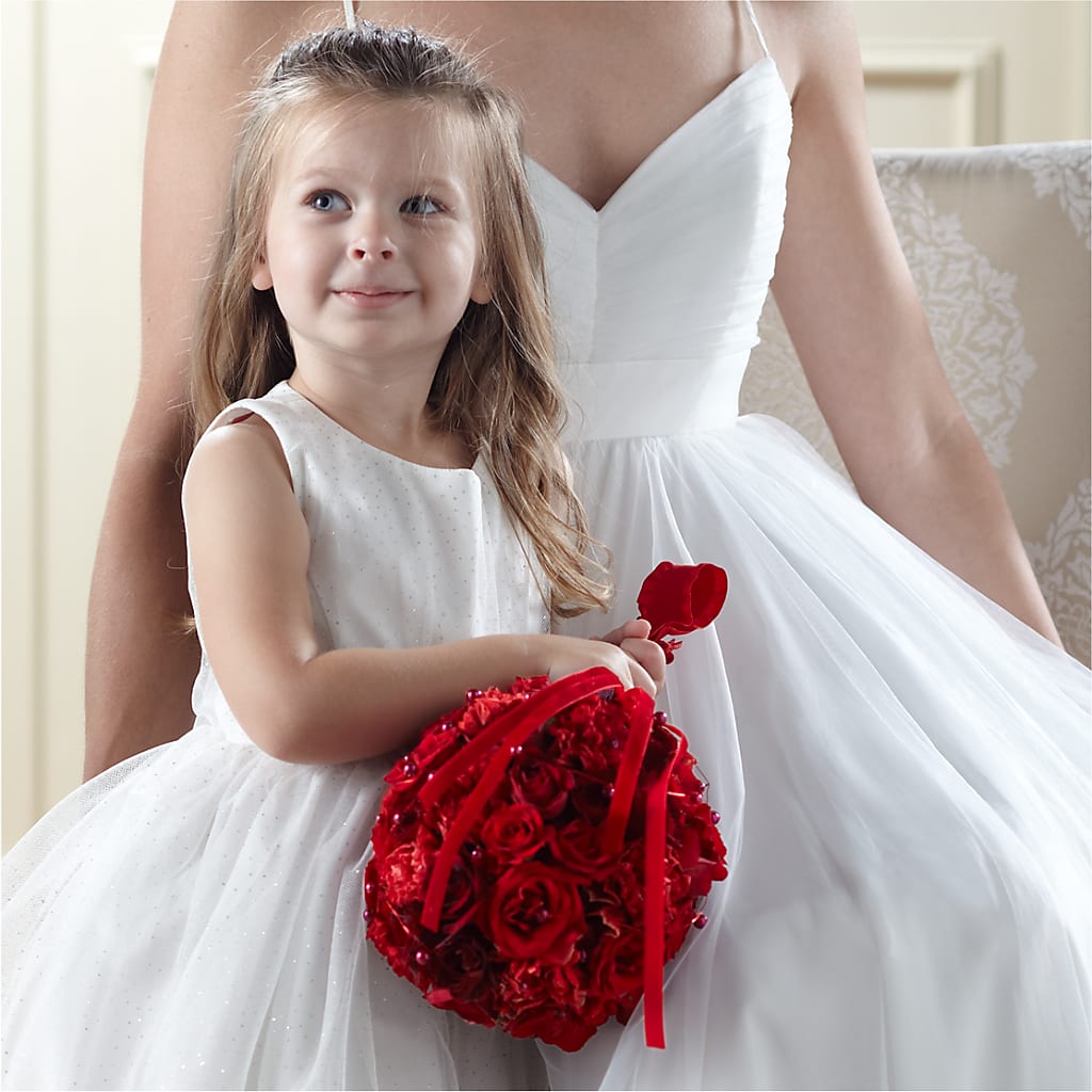 Pure at Heart Flower Girl Arrangement – Nicholasville Florist, Nicholasville KY
