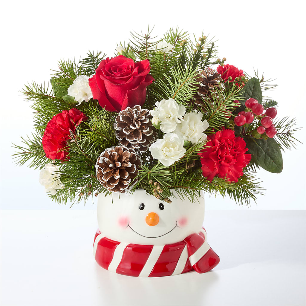 Jolly Snowman Bouquet –  Nicholasville Florist, Nicholasville KY