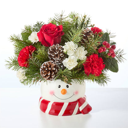 Jolly Snowman Bouquet –  Nicholasville Florist, Nicholasville KY