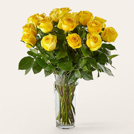 Long Stem Yellow Rose Bouquet –  Nicholasville Florist, Nicholasville KY