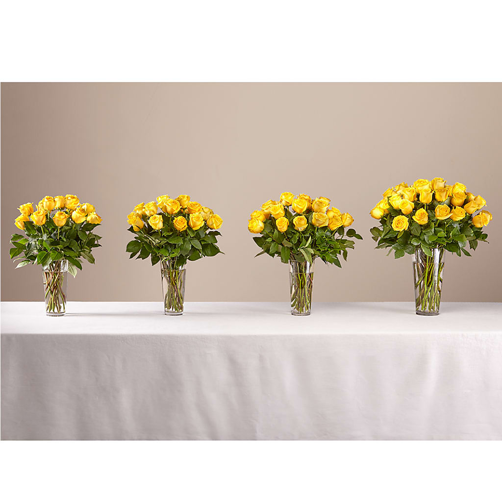 Long Stem Yellow Rose Bouquet –  Nicholasville Florist, Nicholasville KY