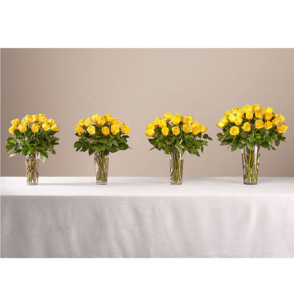 Long Stem Yellow Rose Bouquet –  Nicholasville Florist, Nicholasville KY