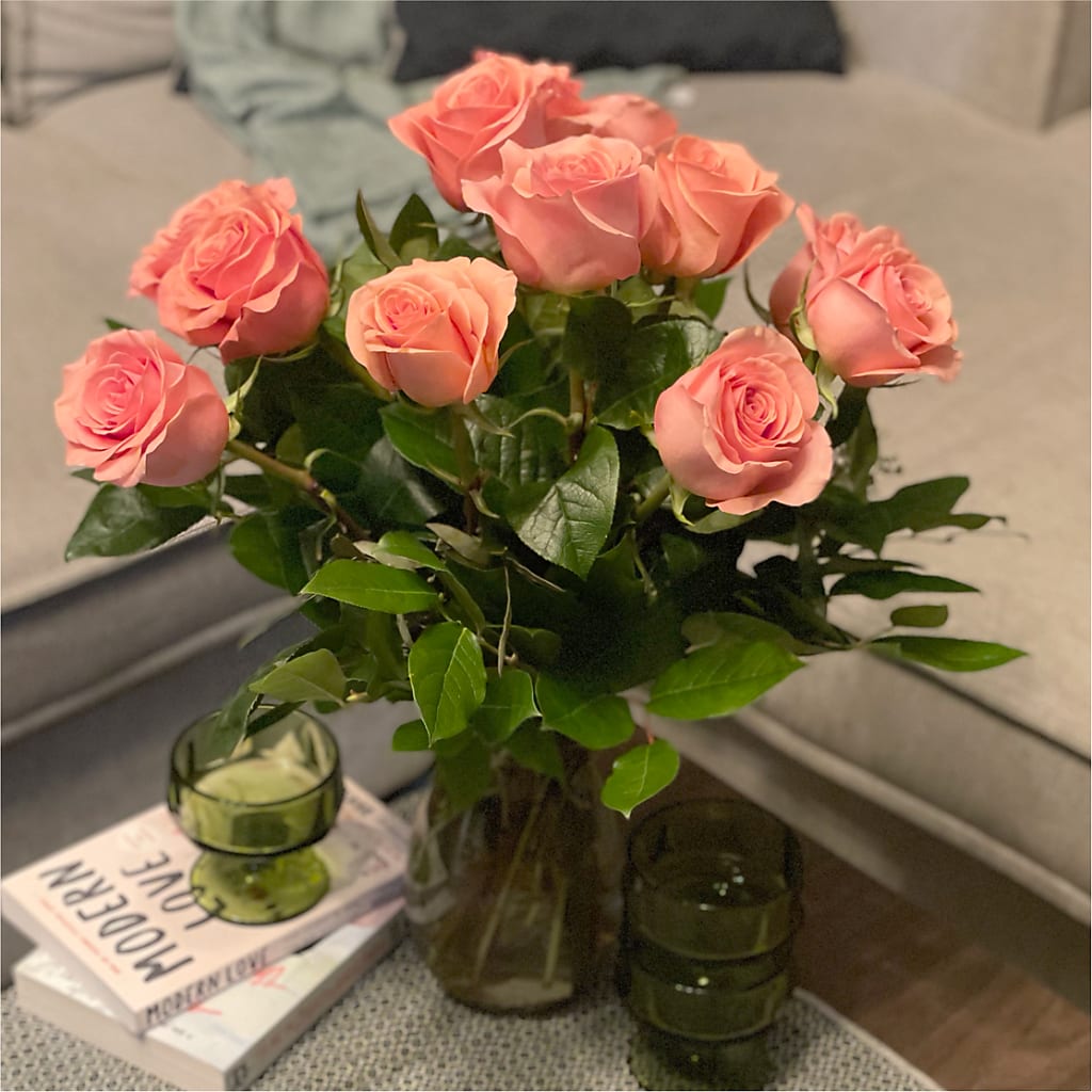 Long Stem Pink Rose Bouquet –  Nicholasville Florist, Nicholasville KY