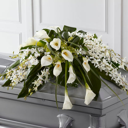 Angel Wings Casket Spray –  Nicholasville Florist, Nicholasville KY