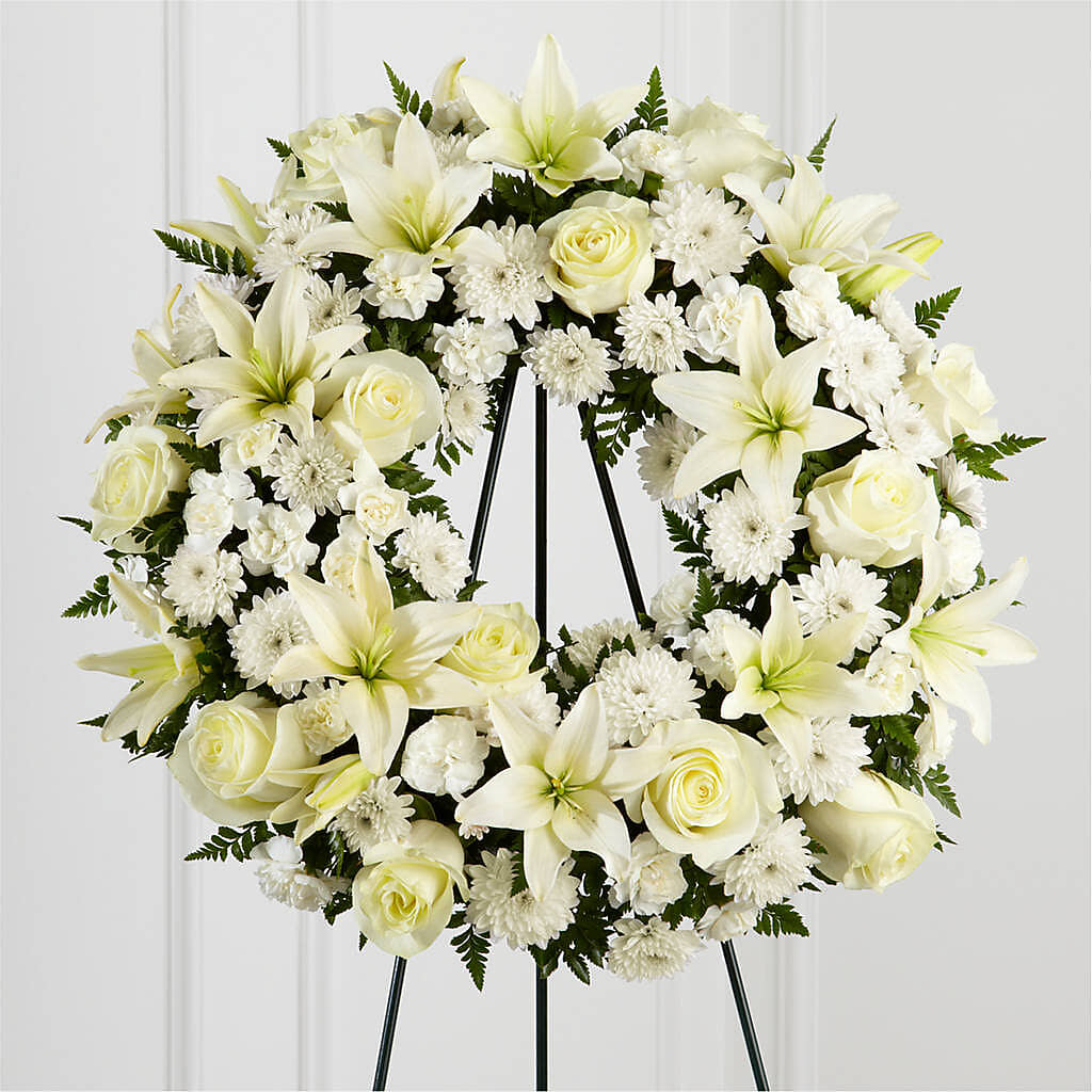 Treasured Tribute Wreath –  Nicholasville Florist, Nicholasville KY
