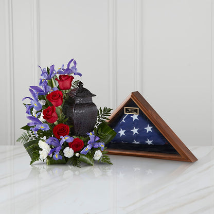 Patriotic Tribute Arrangement –  Nicholasville Florist, Nicholasville KY