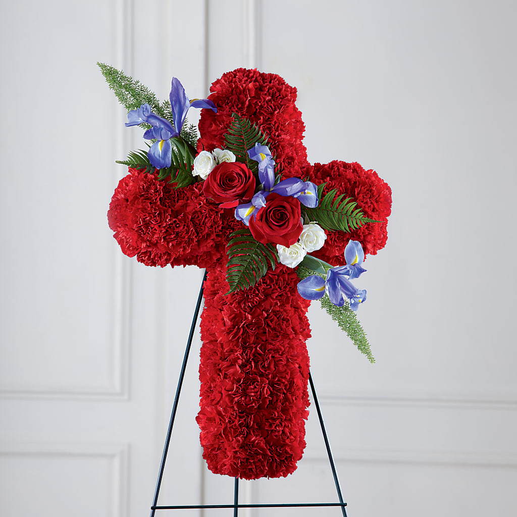 Faithful Hero Floral Cross –  Nicholasville Florist, Nicholasville KY