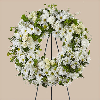 Faithful Wishes Wreath –  Nicholasville Florist, Nicholasville KY