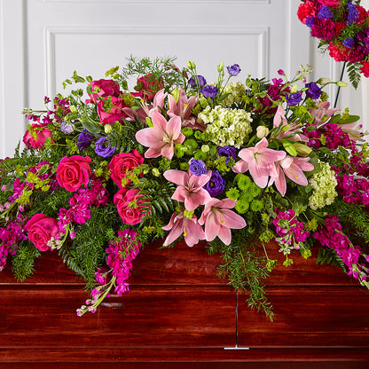 Radiant Tribute Casket Spray –  Nicholasville Florist, Nicholasville KY