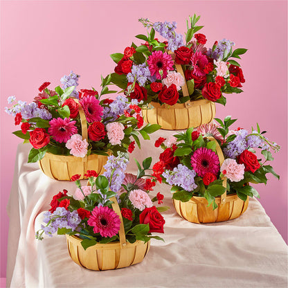 Pink Picnic Basket –  Nicholasville Florist, Nicholasville KY