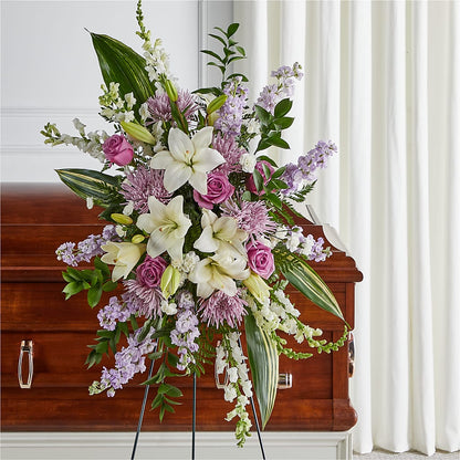 Grateful Hearts Standing Spray –  Nicholasville Florist, Nicholasville KY